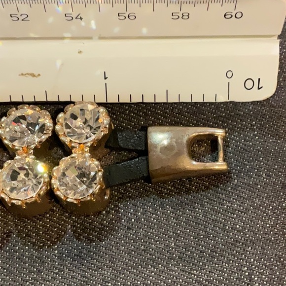 Women’s rhinestone leather bracelet - Gem - Picture 12 of 12